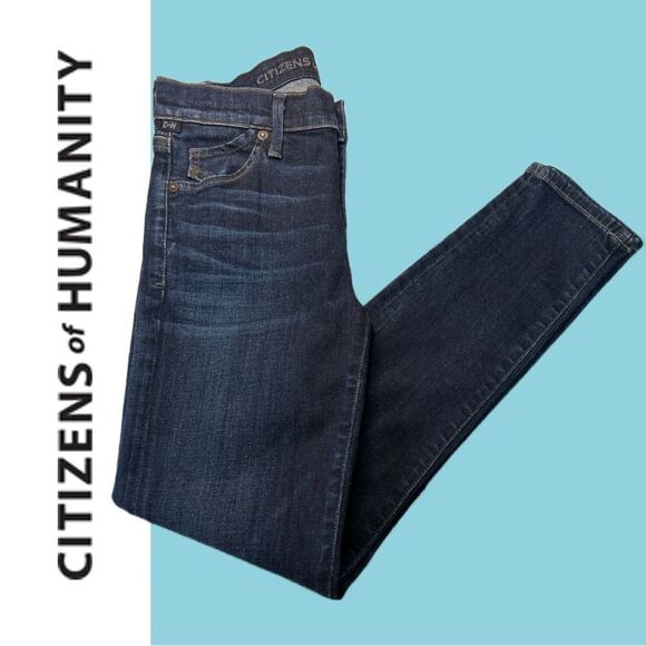 Citizens‎ Of Humanity Women’s Avedon Ultra Skinny Dark Wash 1498-372 - Size 25 - Picture 2 of 3